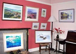 The sitting room gallery at Beech House, Askrigg, Yorkshire Dales