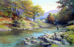 Autumn on the Swale by Robert Nicholls